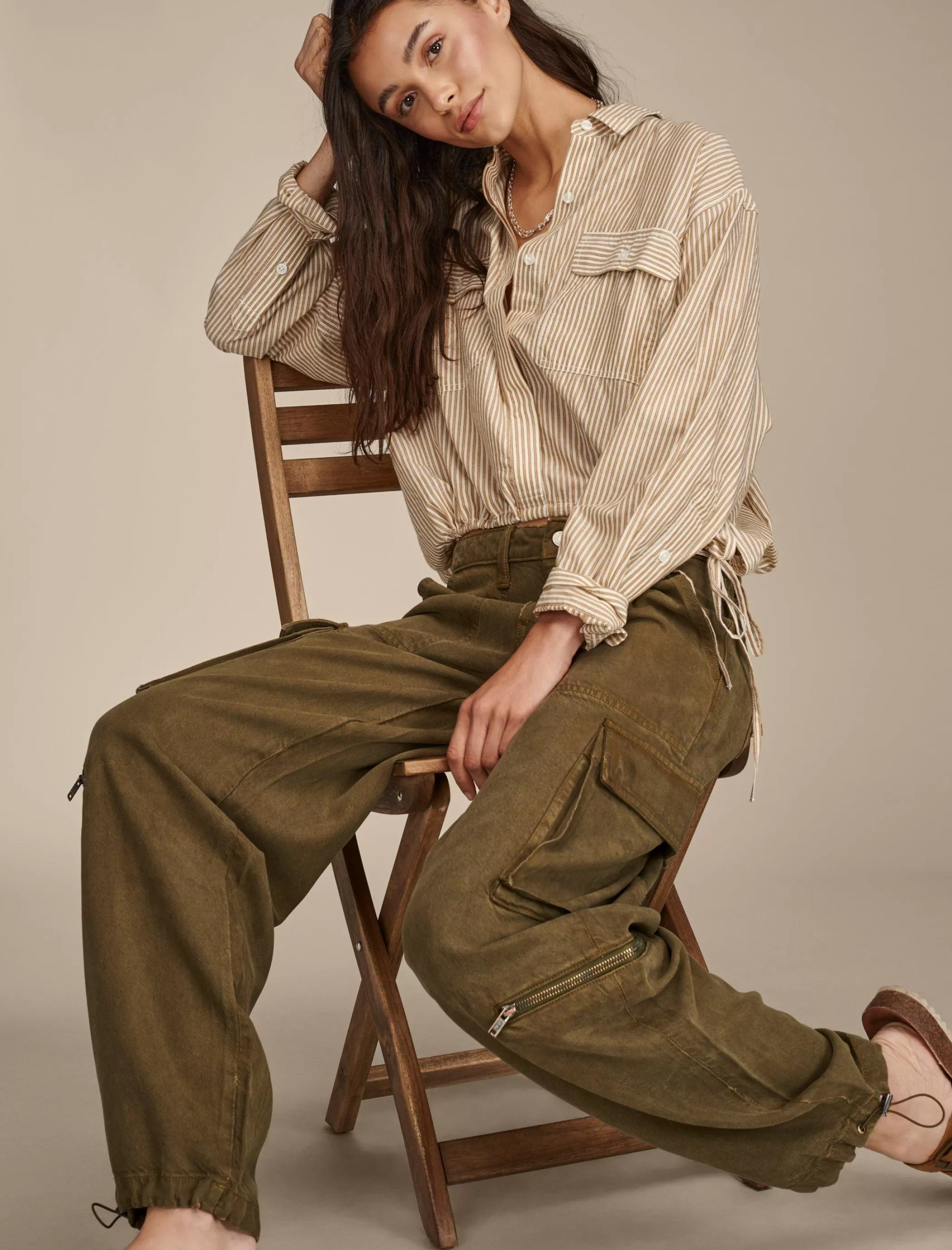 cargo_denim_jean_5.webp Lucky Brand Pants | Jeans*cargo denim jean dark olive