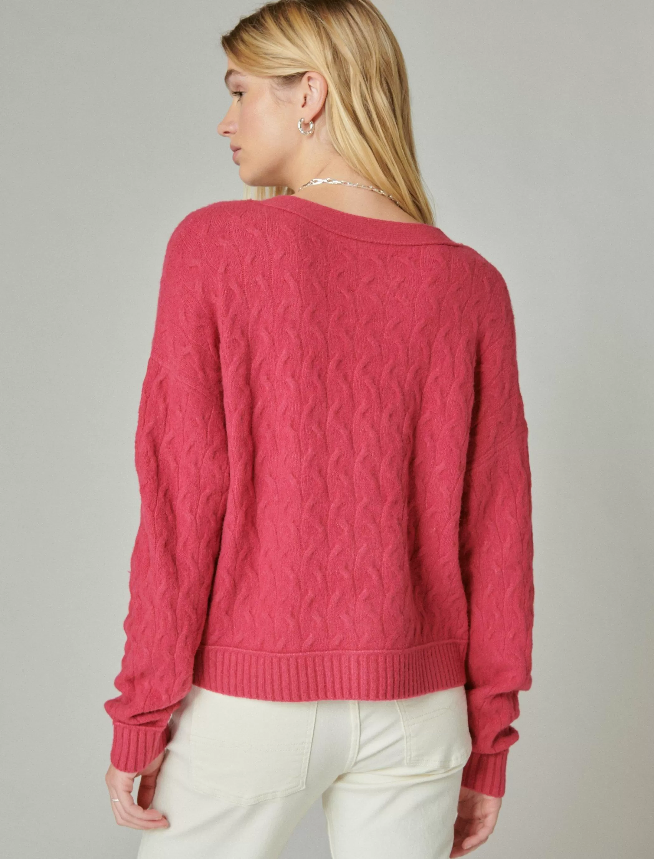 cozy_cable_stitch_cardigan_2.webp Lucky Brand Sweaters & Sweatshirts*cozy cable stitch cardigan red bud