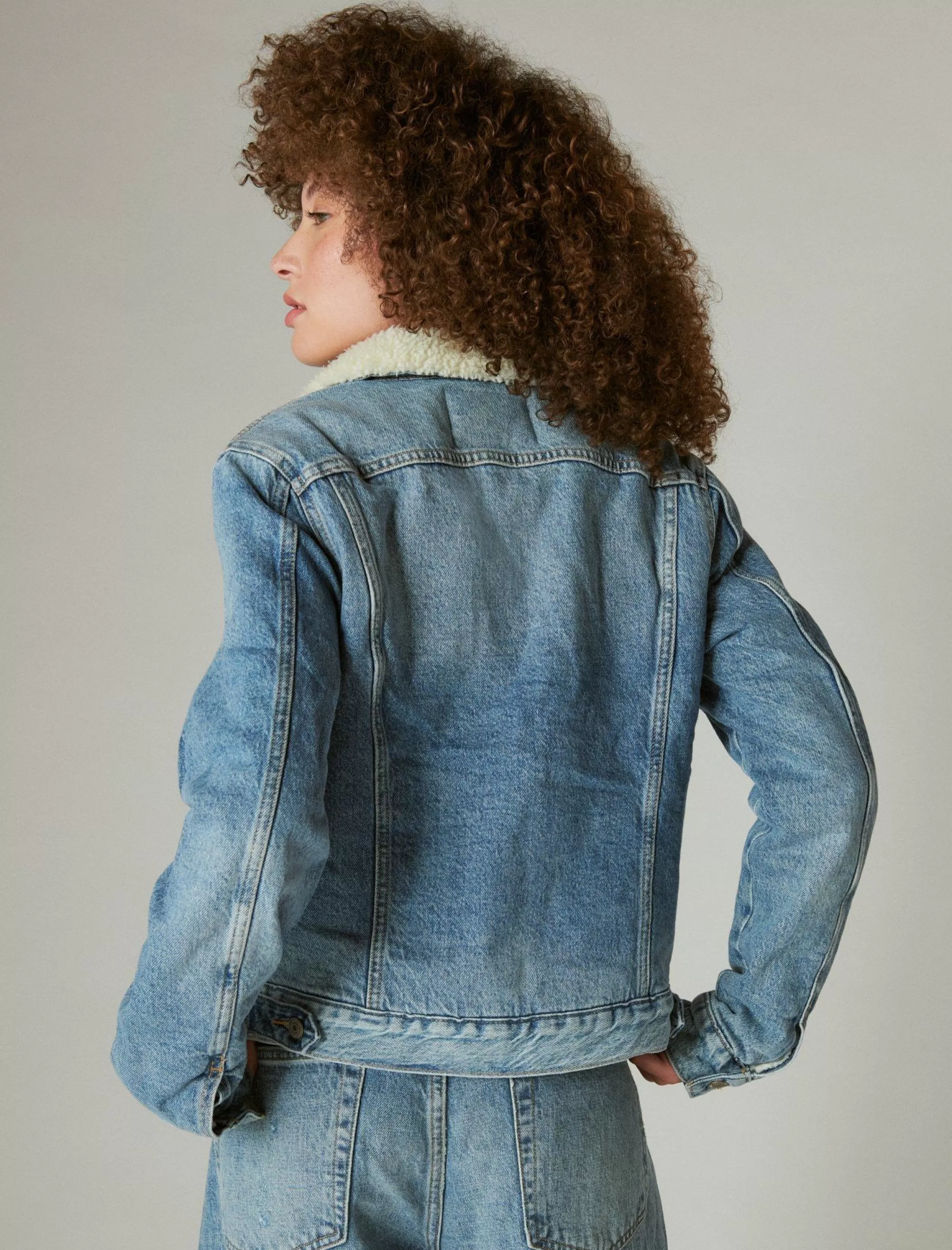 faux_shearling_lined_denim_trucker_jacket_2.webp Lucky Brand Jackets & Outerwear*faux shearling lined denim trucker jacket loretto sky