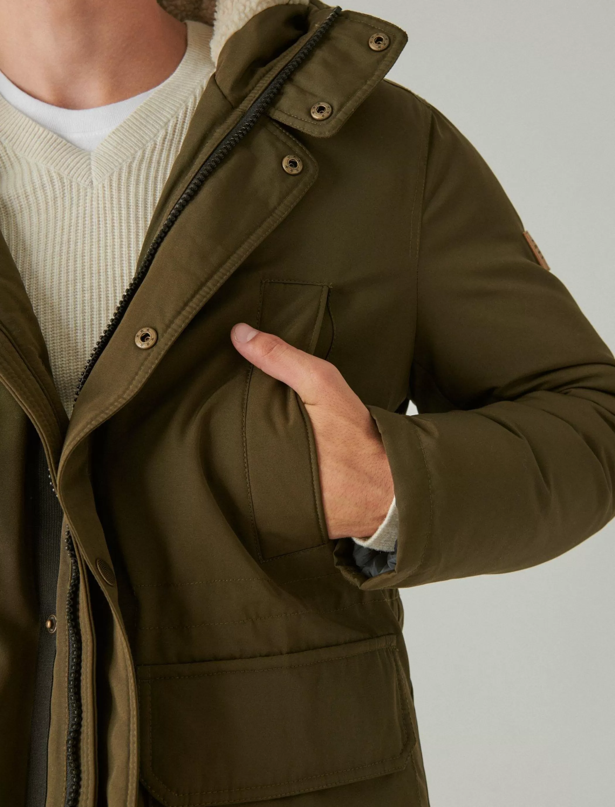 faux_shearling_lined_hooded_parka_4.webp Lucky Brand Jackets & Outerwear*faux shearling lined hooded parka olive