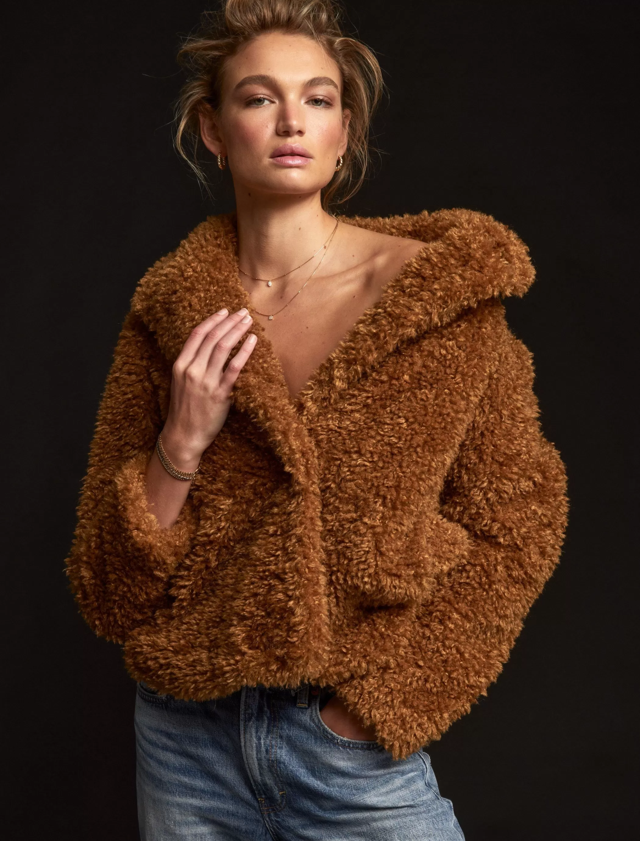 faux_teddy_coat_2.webp Lucky Brand Jackets & Outerwear*faux teddy coat toffee