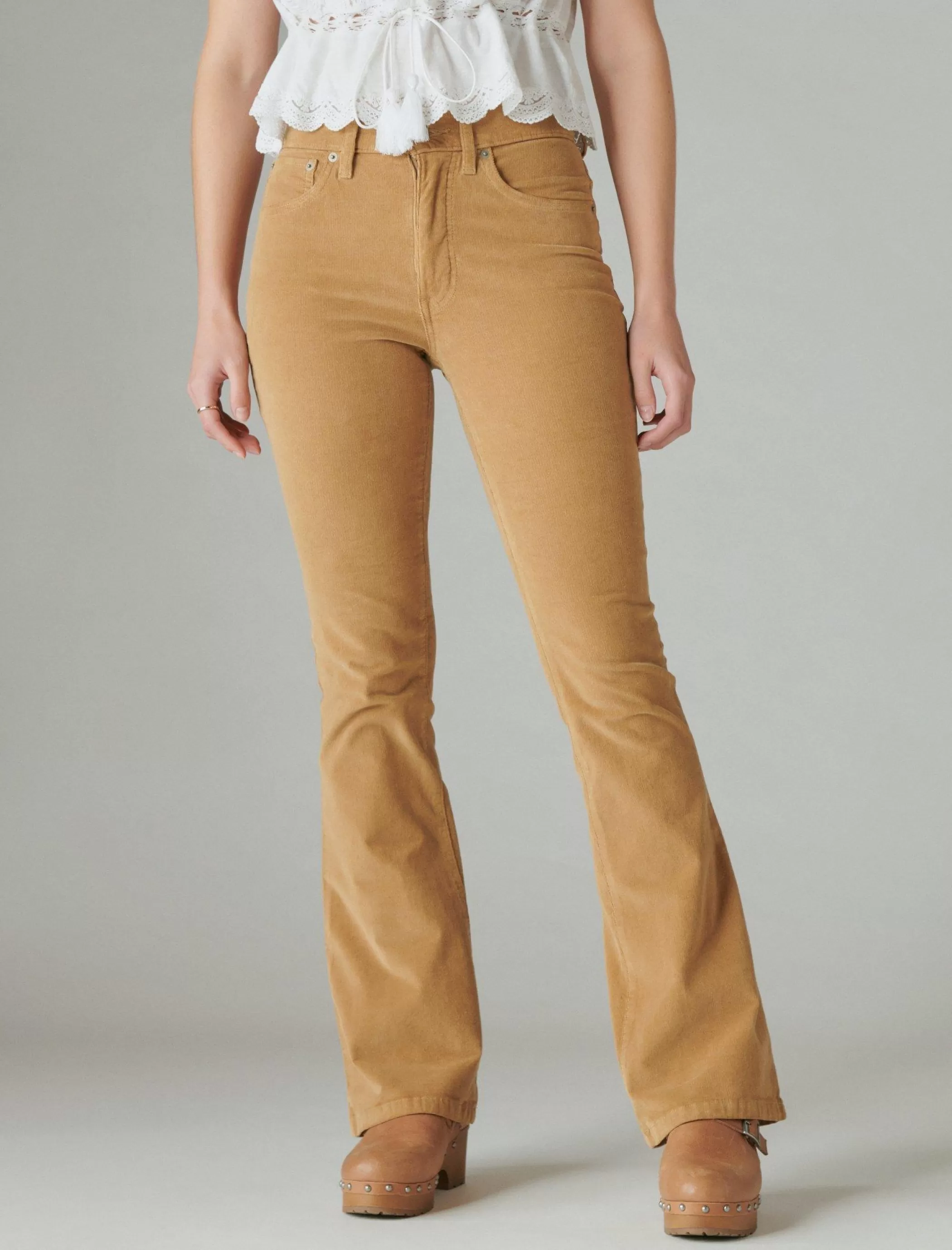 Lucky Brand Jeans | Flare*high rise corduroy stevie flare cider