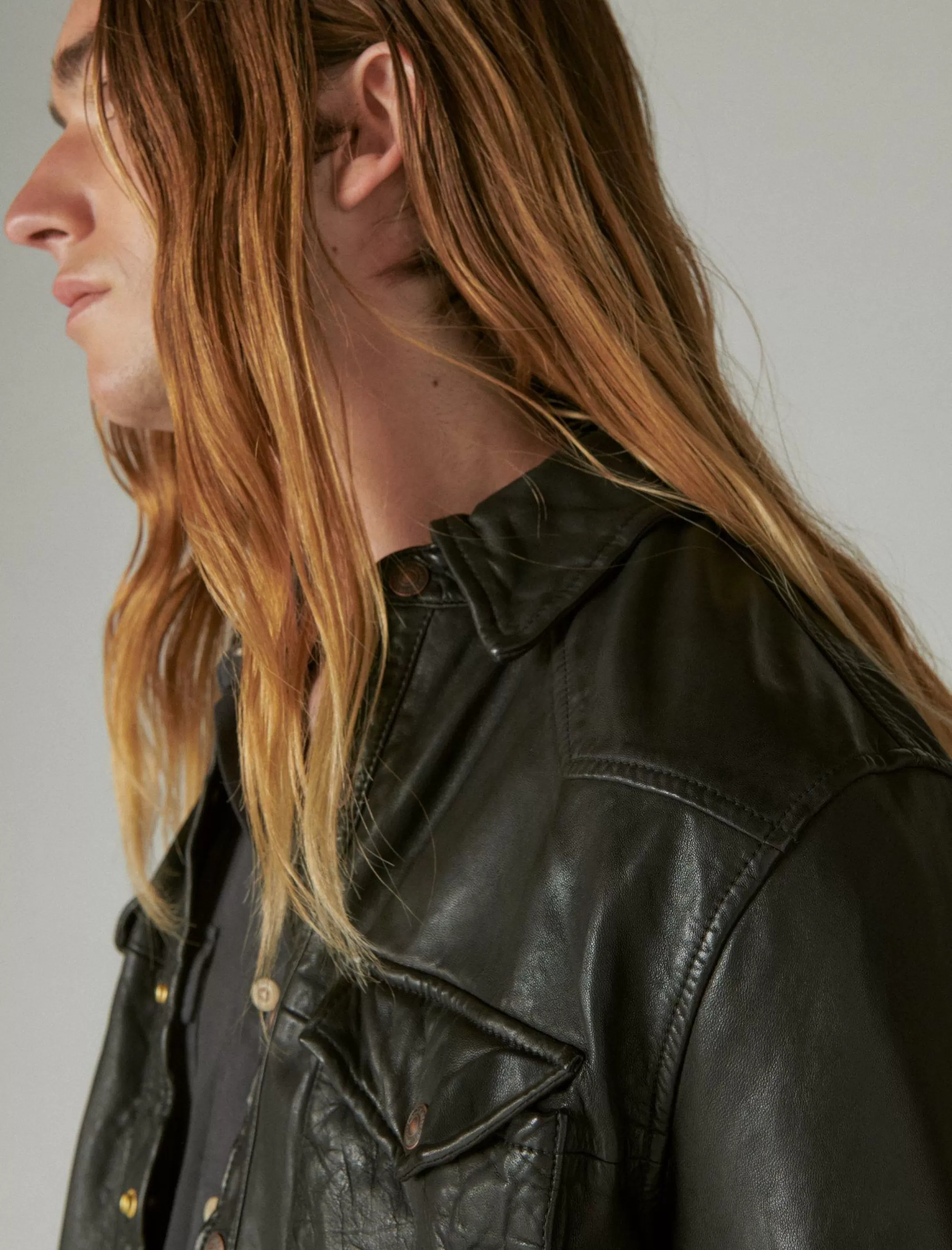 leather_western_shirt_3.webp Lucky Brand Jackets & Outerwear*leather western shirt black