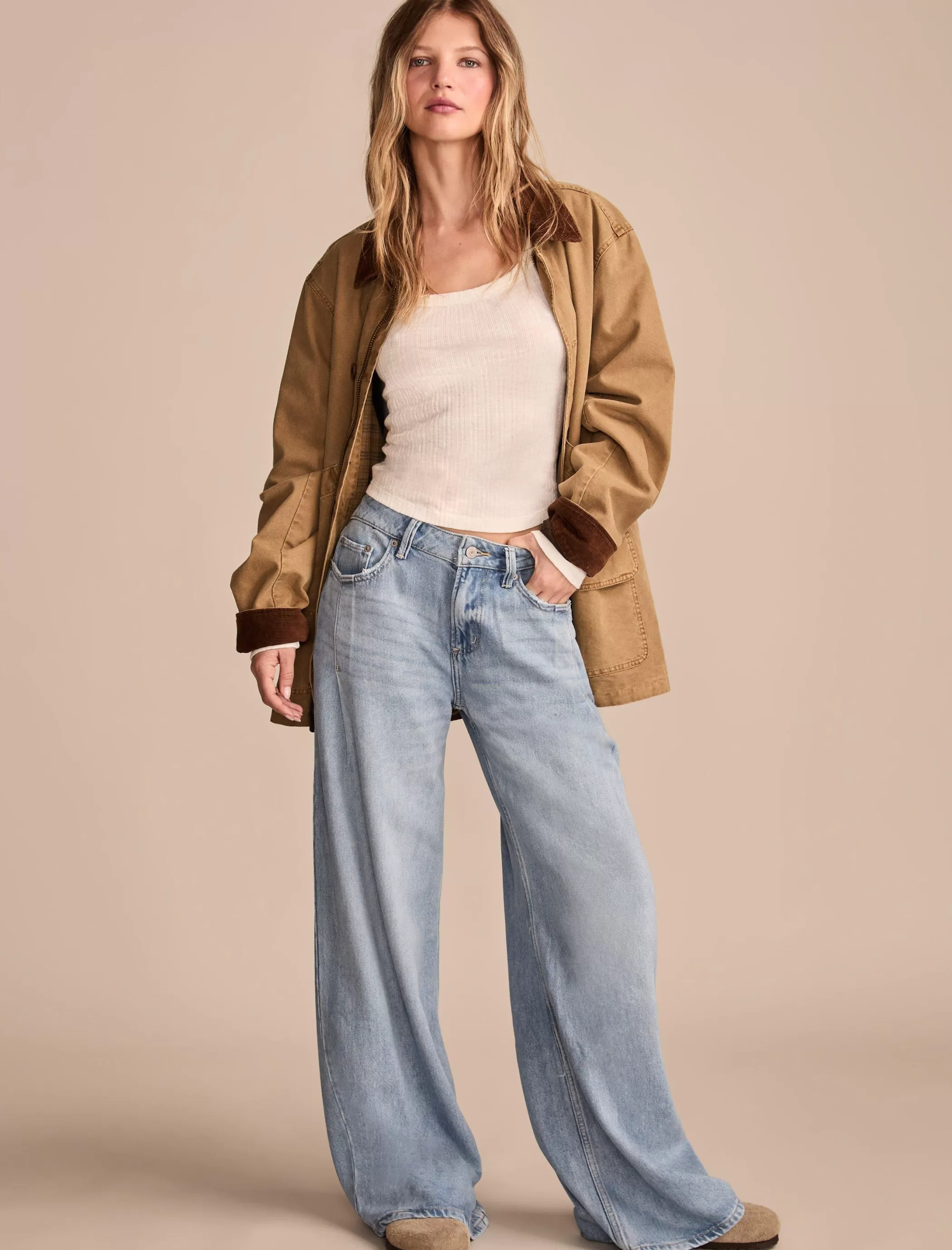 Lucky Brand Jeans | Wide Leg*liquid denim luxe palazzo river