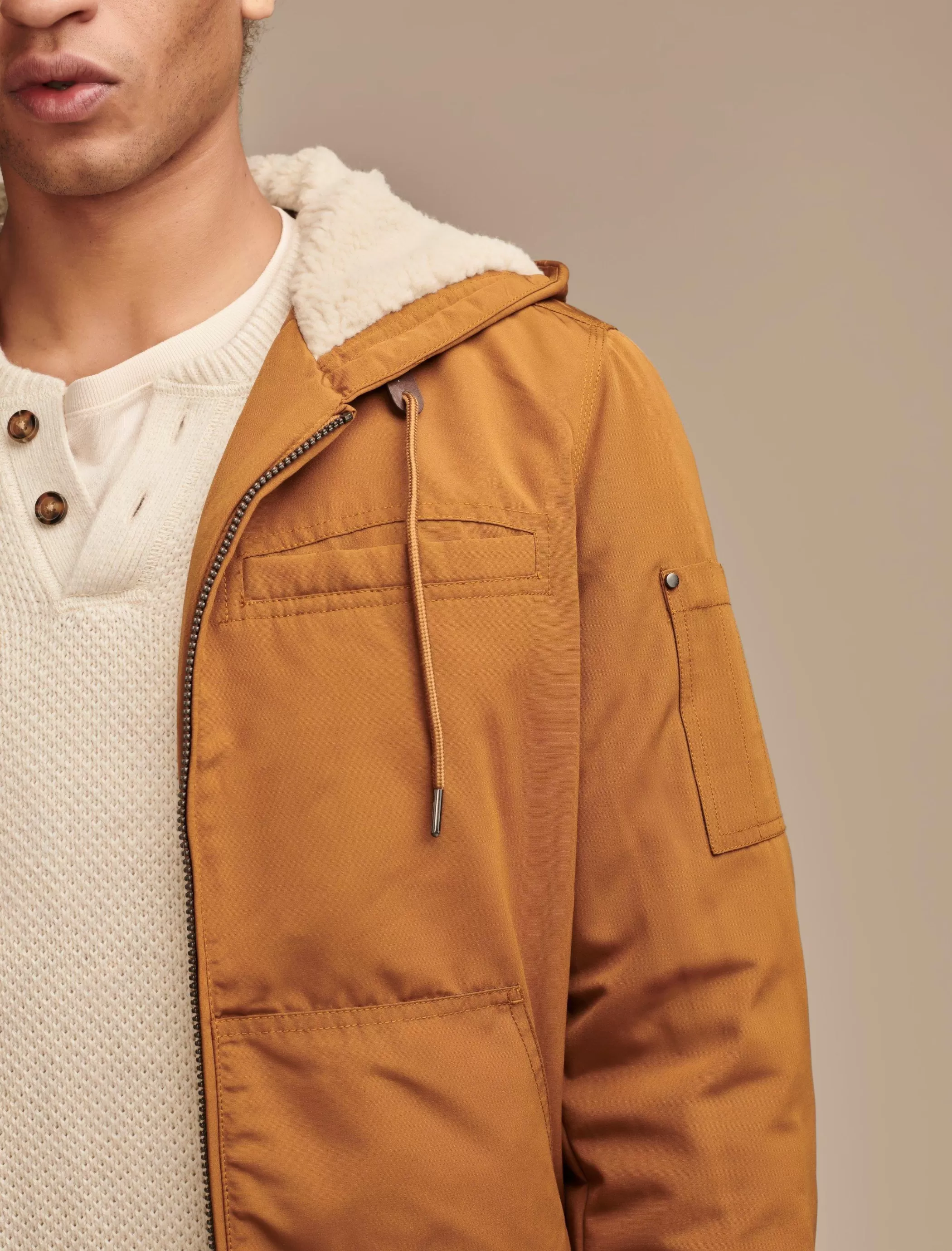 lodi_taslon_hoody_2.webp Lucky Brand Jackets & Outerwear*lodi taslon hoody dark brown