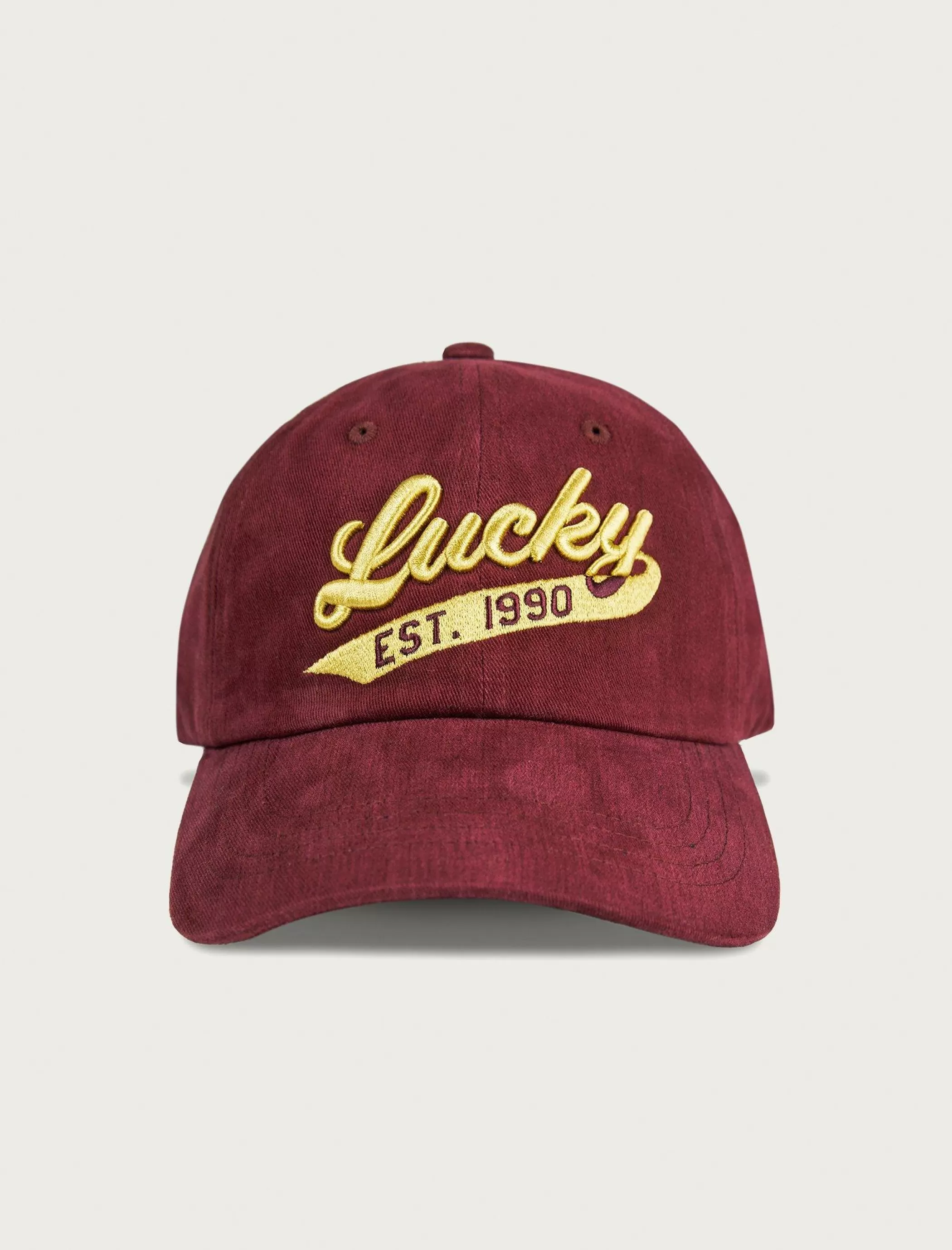 lucky__embroidered_dad_hat_3-2.webp Lucky Brand Hats*lucky 1990 embroidered dad hat light pink