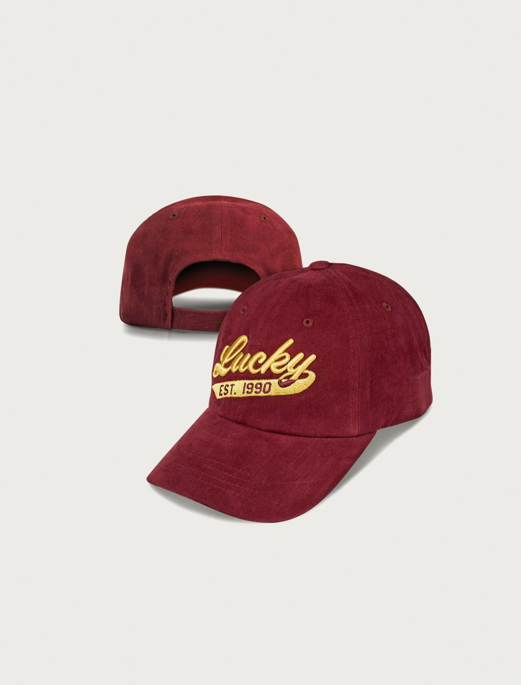 lucky__embroidered_dad_hat_5-2.webp Lucky Brand Hats*lucky 1990 embroidered dad hat light pink