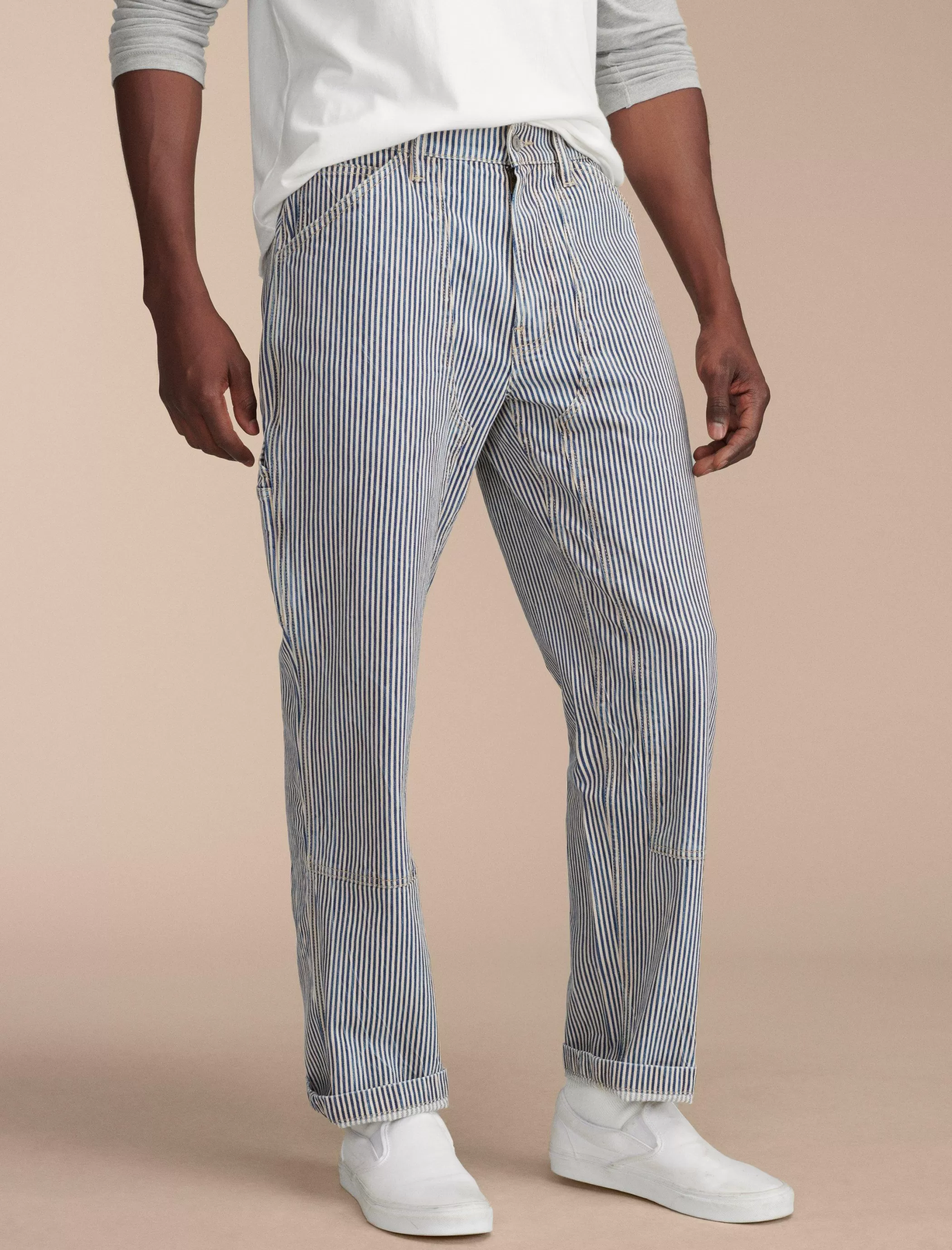Lucky Brand Pants | Jeans*lucky legend railroad stripe denim carpenter pant preston