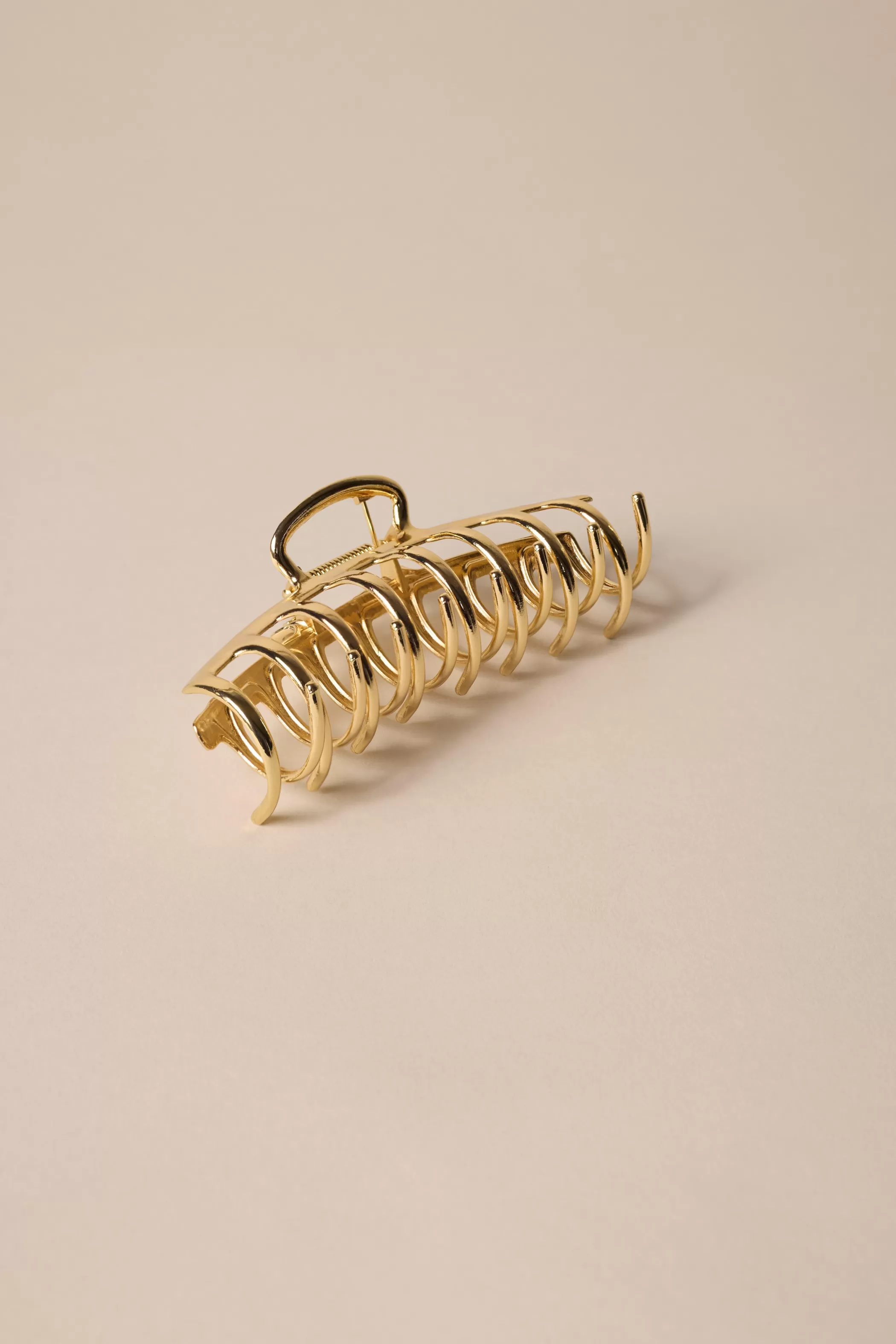 Lucky Brand Hair Accessories*metal claw gold