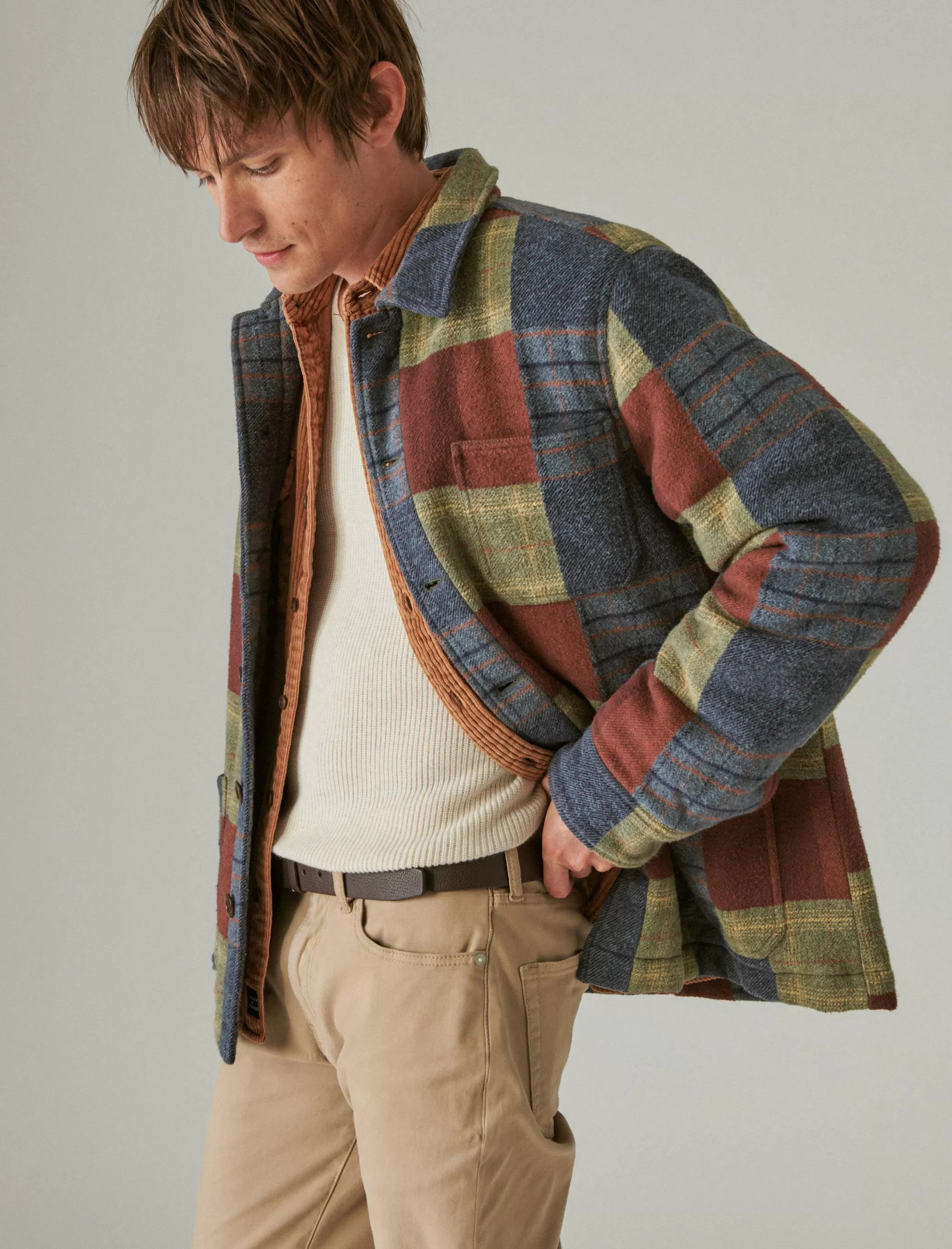 Lucky Brand Jackets & Outerwear* chore jacket patchwork