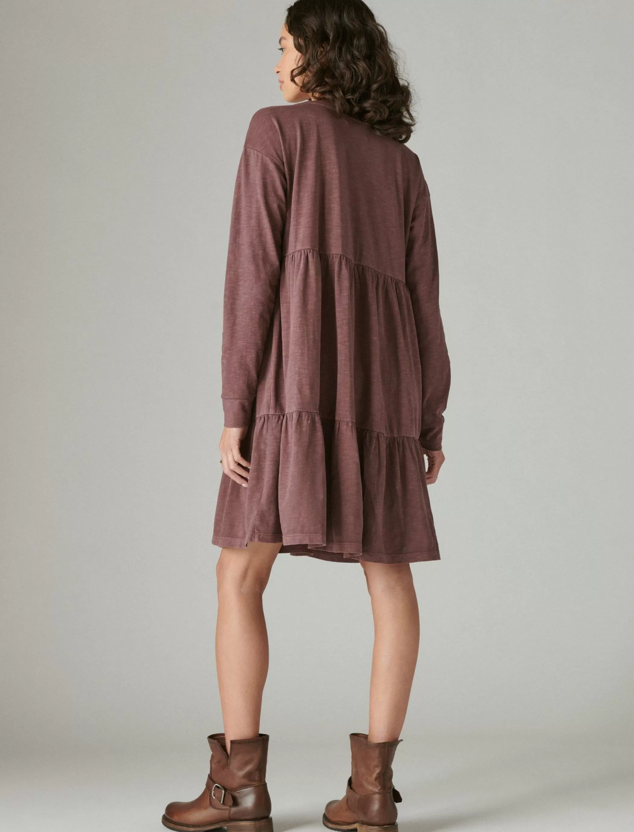 pintuck_tiered_knit_henley_dress_2-2.webp Lucky Brand Dresses*pintuck tiered knit henley dress huckleberry