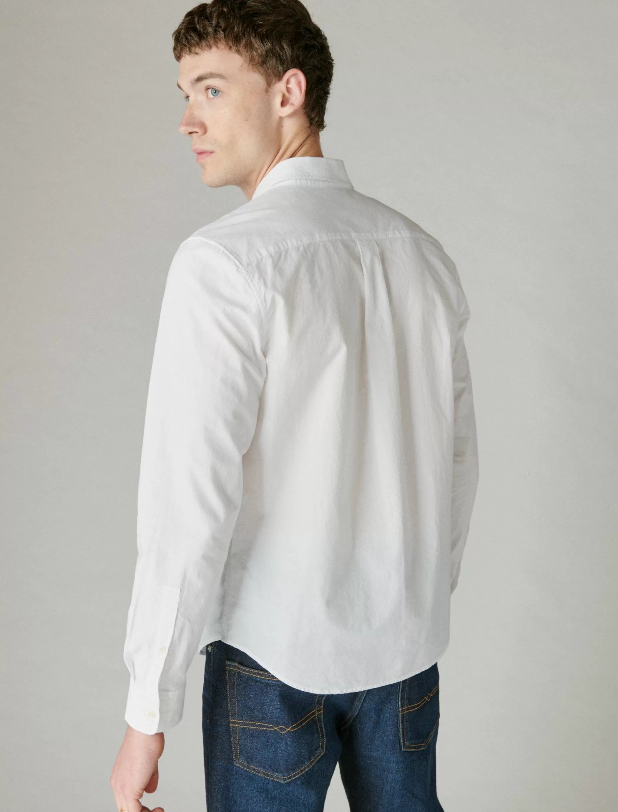 poplin_one_pocket_long_sleeve_shirt_shirt_3.webp Lucky Brand Button-Downs*poplin one pocket long sleeve shirt shirt white