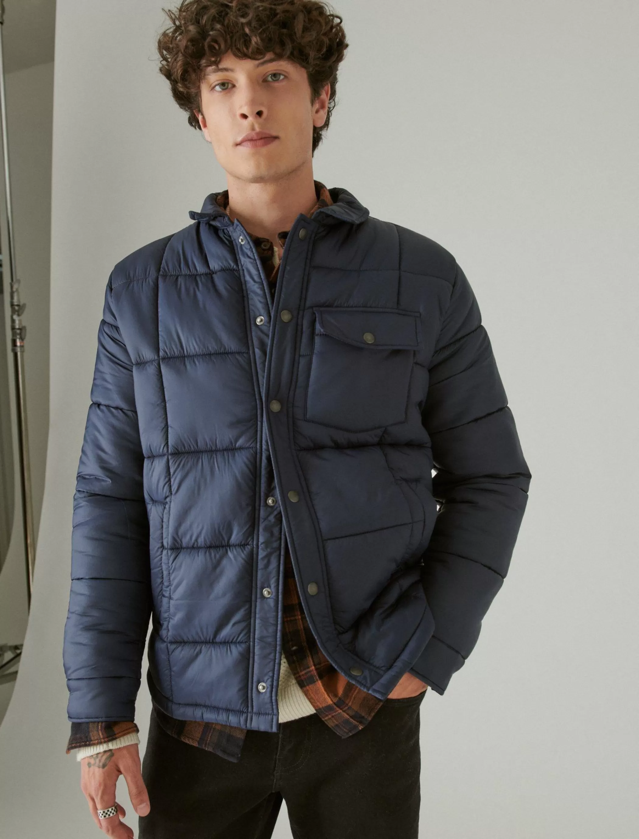 quilted_nylon_shirt_jacket_2.webp Lucky Brand Jackets & Outerwear*quilted nylon shirt jacket navy