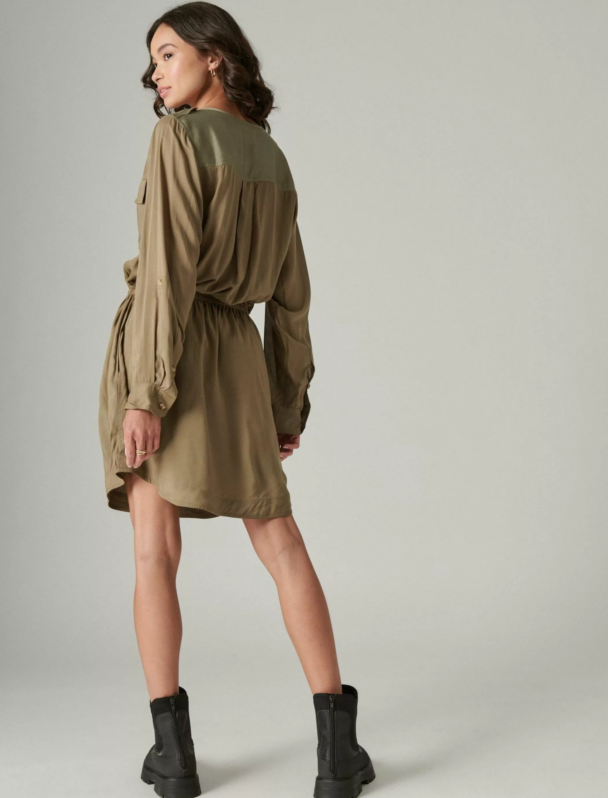 relaxed_surplus_shirtdress_3-1.webp Lucky Brand Dresses*relaxed surplus shirtdress olive