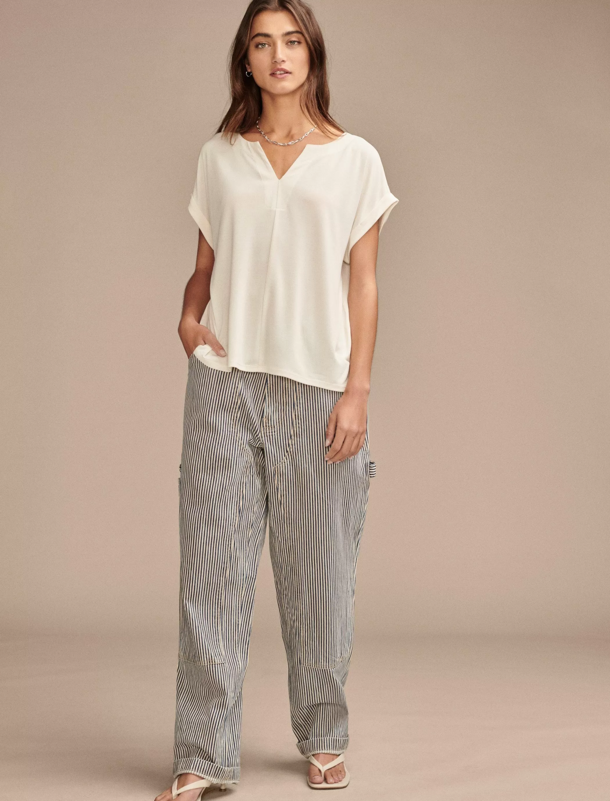 sandwash_notch_neck_tee_4.webp Lucky Brand Knit Tops*sandwash notch neck tee ethereal white