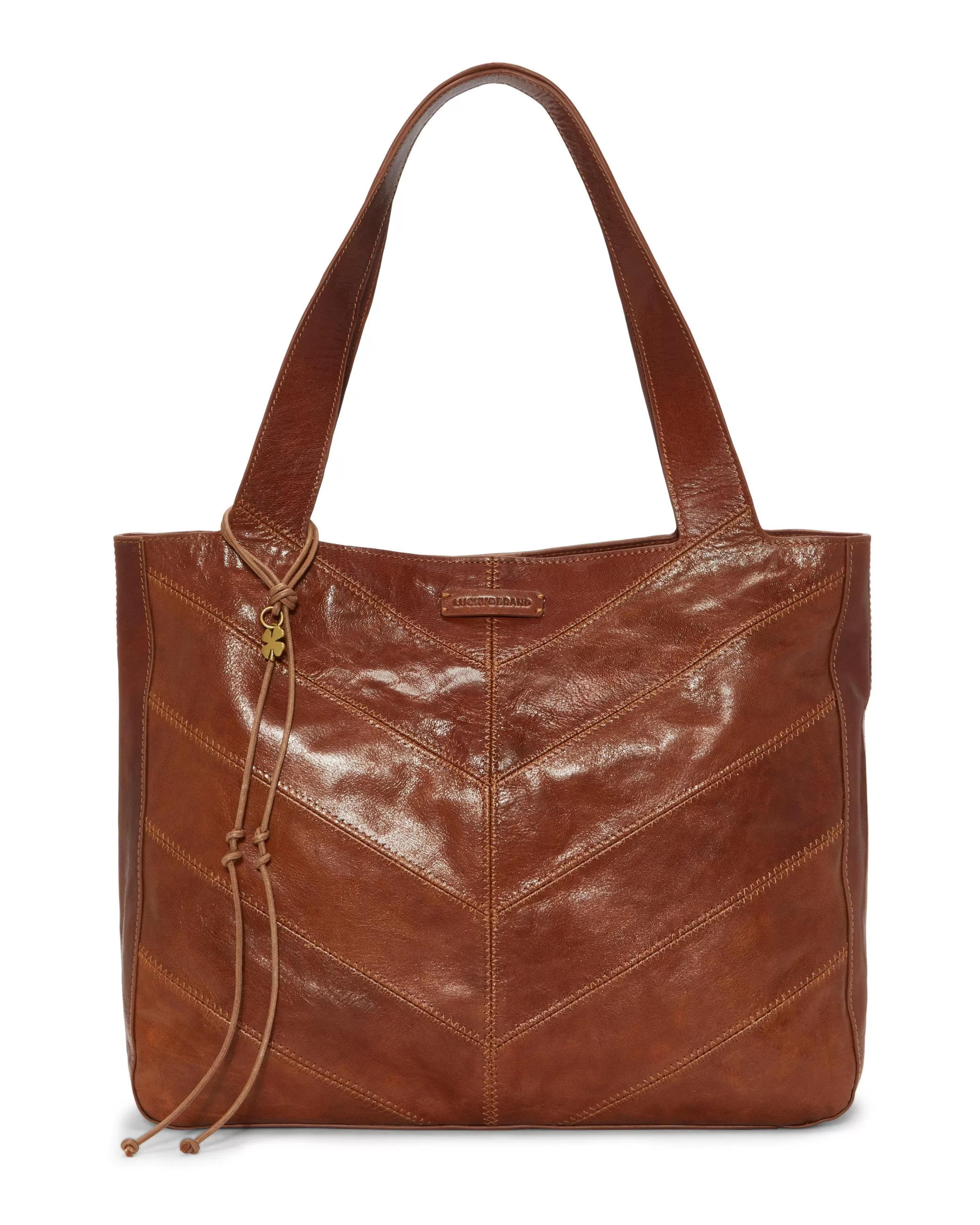 Lucky Brand Handbags*sash tote dark brown