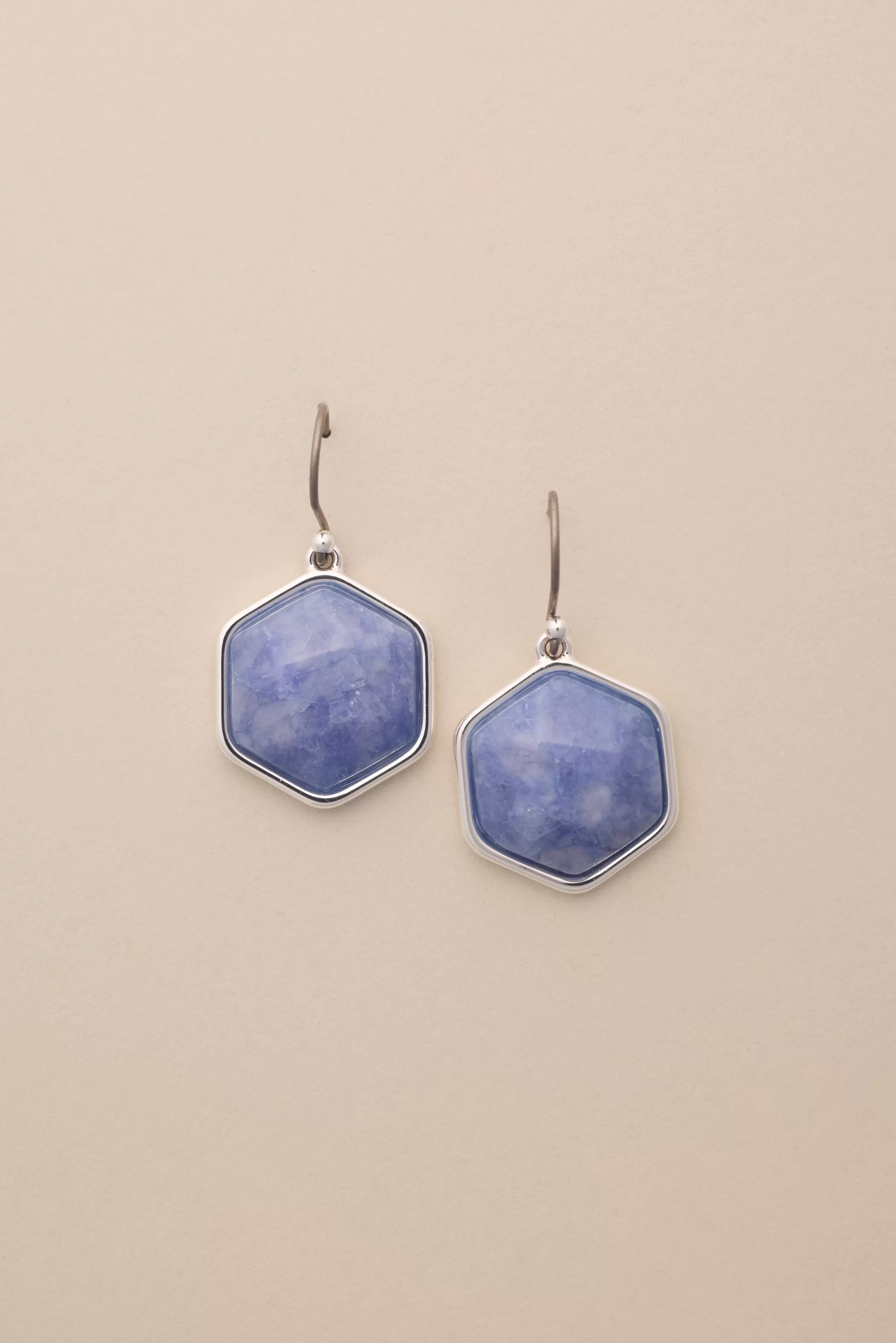 Lucky Brand Jewelry*stone drop earring silver
