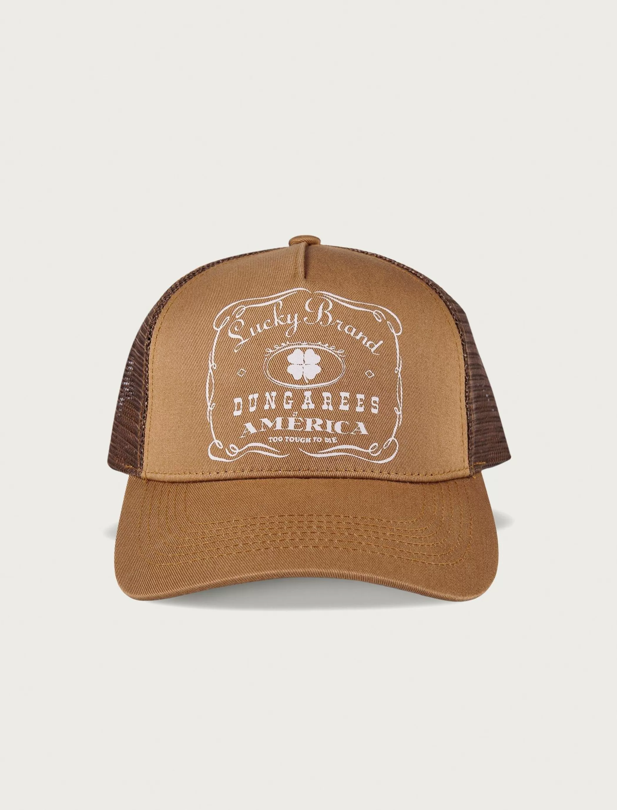 Lucky Brand Hats*vintage trucker dark brown