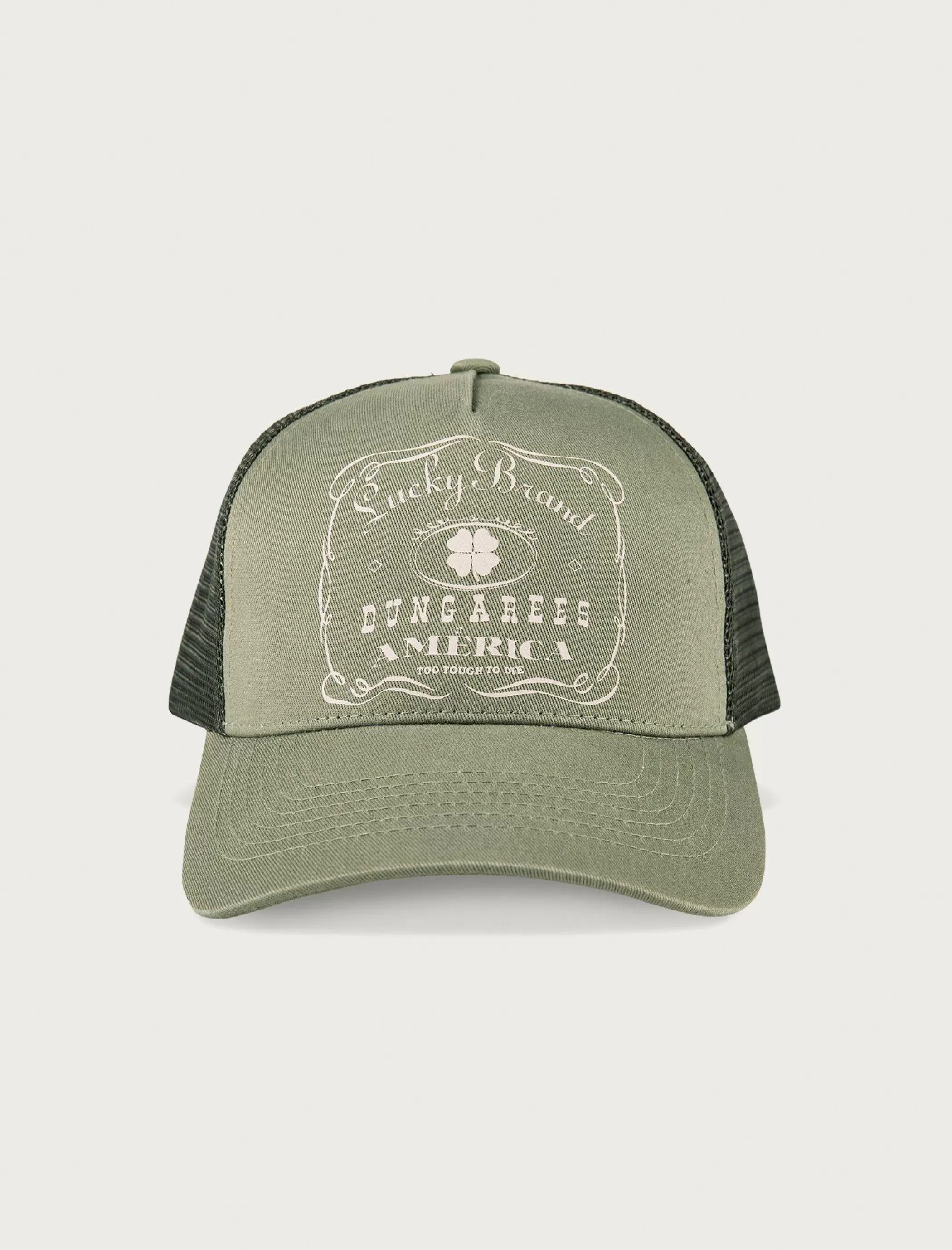 Lucky Brand Hats*vintage trucker bright green