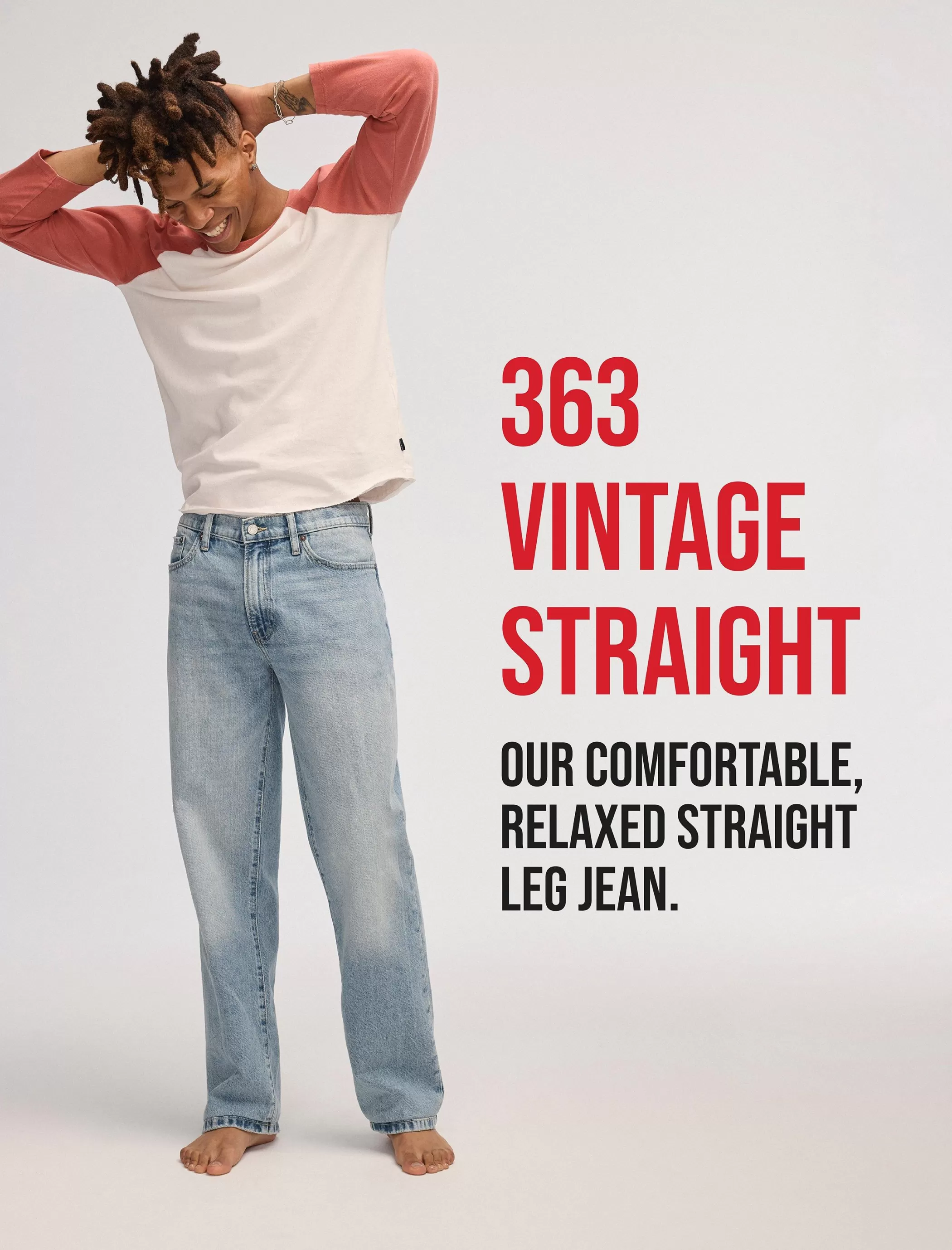 Lucky Brand Jeans | Straight*363 vintage straight advanced stretch jean black rinse